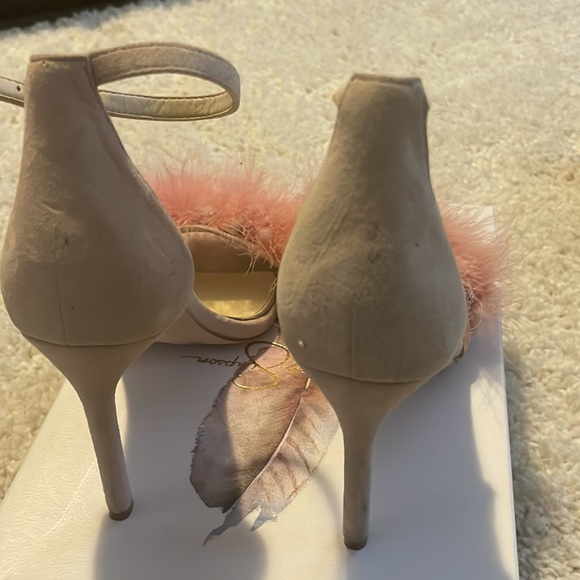 Jessica Simpson Jolinda Lux Feather High-heel sandal - Picture 3 of 13